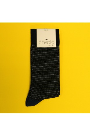 LACİVERT SOKET BEJ DESENLİ MODAL ÇORAP