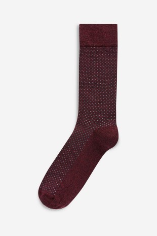 Klasik Puantiyeli Bordo Erkek Soket Çorap Klasik Puantiyeli Bordo Erkek Soket Çorap