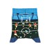 Football Patterned Green Men Socks Football Patterned Green Men Socks