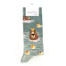 Capybara Patterned Green Men Socks Capybara Patterned Green Men Socks