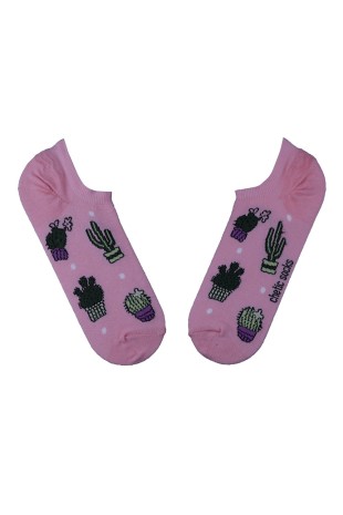 PEMBE SNEAKER KAKTÜSGİLLER DESENLİ ÇORAP PEMBE SNEAKER KAKTÜSGİLLER DESENLİ ÇORAP