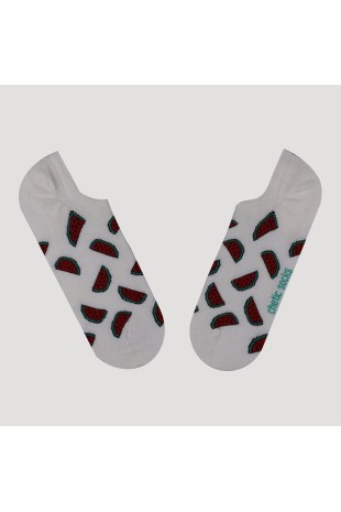 BEYAZ SNEAKER KARPUZ DESENLİ ÇORAP BEYAZ SNEAKER KARPUZ DESENLİ ÇORAP