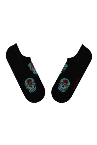 SİYAH SNEAKER KURUKAFA DESENLİ ÇORAP SİYAH SNEAKER KURUKAFA DESENLİ ÇORAP