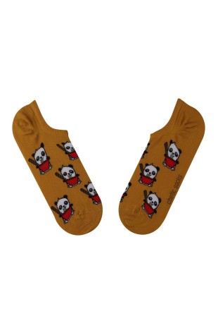 HARDAL SNEAKER NODDLE YİYEN PANDA DESENLİ ÇORAP HARDAL SNEAKER NODDLE YİYEN PANDA DESENLİ ÇORAP