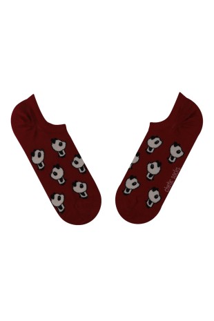 BORDO SNEAKER PANDA DESENLİ ÇORAP BORDO SNEAKER PANDA DESENLİ ÇORAP