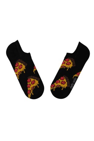 SİYAH SNEAKER PİZZA DİLİMİ DESENLİ ÇORAP SİYAH SNEAKER PİZZA DİLİMİ DESENLİ ÇORAP
