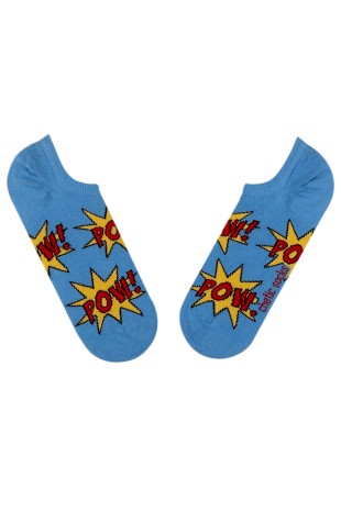 MAVİ SNEAKER POW DESENLİ ÇORAP MAVİ SNEAKER POW DESENLİ ÇORAP