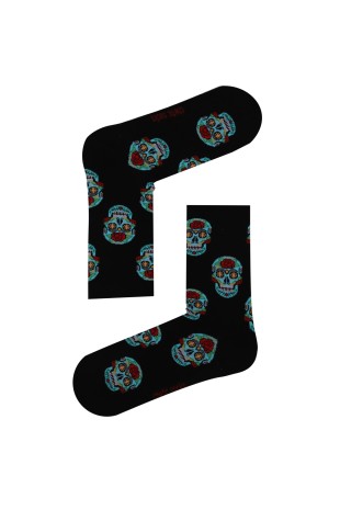BLACK CREW SKULL SOCKS