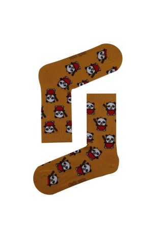 HARDAL SOKET NOODLE YİYEN PANDA DESENLİ ÇORAP