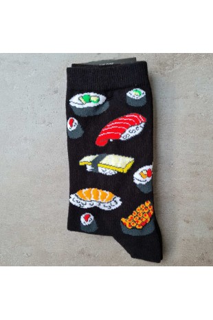 Siyah Soket Sushi Desenli Çorap Siyah Soket Sushi Desenli Çorap